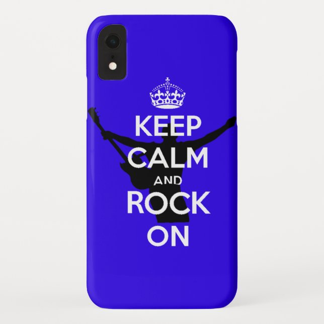 Keep Calm and Rock On Case-Mate iPhone Case (Back)