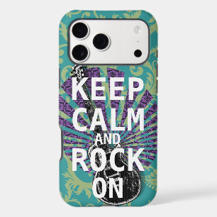 KEEP CALM AND ROCK ON change teal any colour