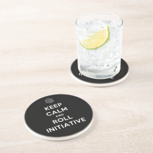 Keep Calm and Roll Iniative Coaster