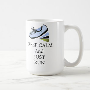 Keep Calm and Run Coffee Mug
