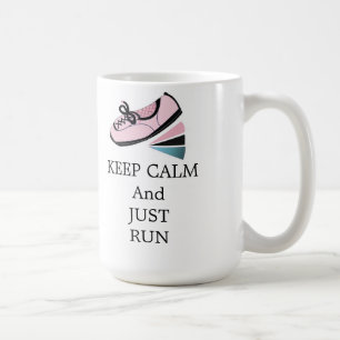 Keep Calm and Run Coffee Mug