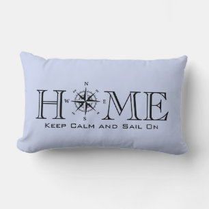 Keep Calm and Sail On Lumbar Cushion