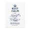 Keep Calm And Save The Date Curly Script Funny