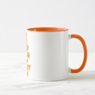 Keep Calm And Scary On Halloween Coffee Mugs