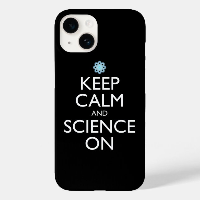 Keep Calm And Science On Case-Mate iPhone Case (Back)
