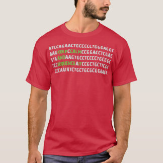 Keep Calm and Sequence It Bioinformatics Genome DN T-Shirt