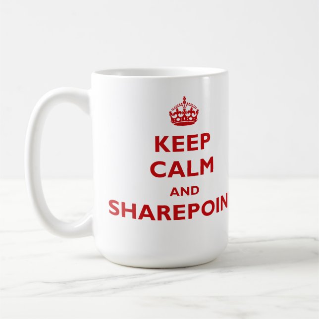 Keep Calm And SharePoint - Mug (Left)