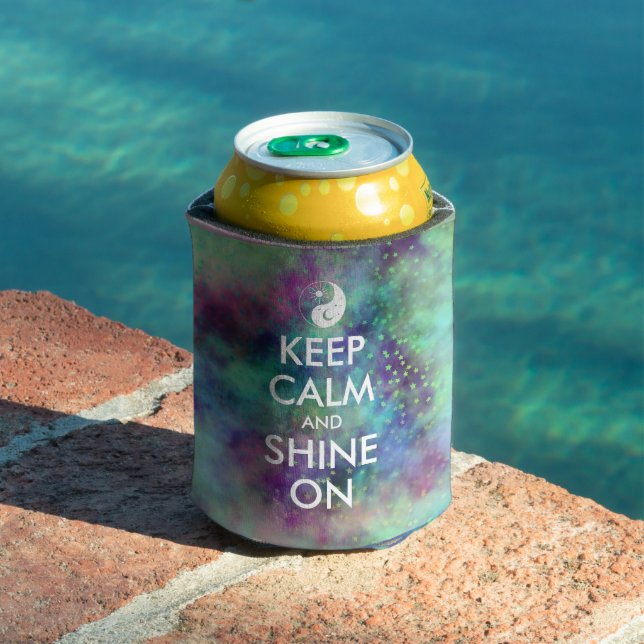 Keep Calm and Shine On Custom Harmony Can Cooler (In Situ Pool)