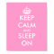 Keep calm and sleep on | Baby nursery room poster