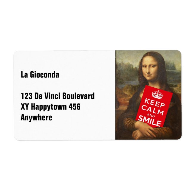 Keep Calm And Smile (Front)