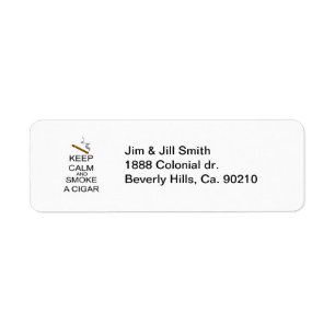 Keep Calm And Smoke A Cigar