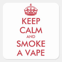 KEEP CALM AND SMOKE A VAPE - personalised text