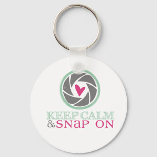 Keep Calm and Snap On Keychain