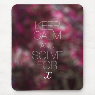 Keep Calm and Solve for X Mouse Mat