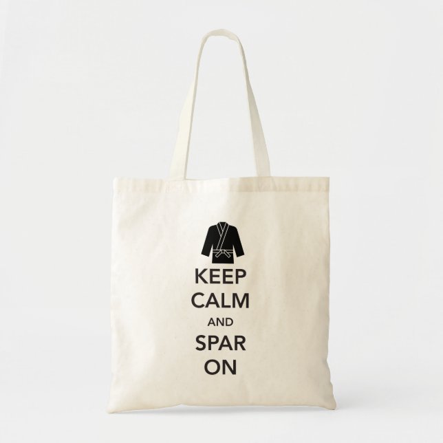 Keep Calm and Spar On Tote Bag (Front)