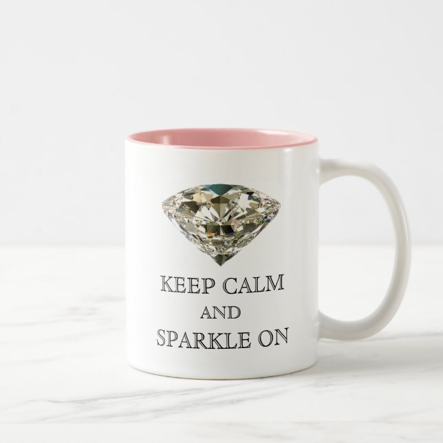 "KEEP CALM AND SPARKLE ON" Mugs (Right)