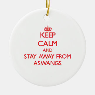 Keep calm and stay away from Aswangs Ceramic Tree Decoration