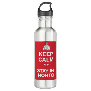 Keep calm and stay in horto 710 ml water bottle