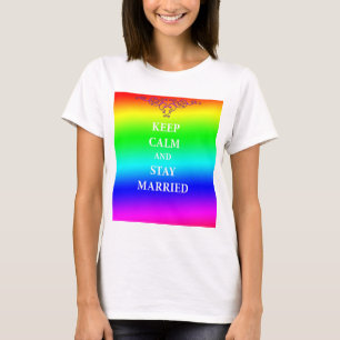 Keep calm and stay married Women's Sport T-Shirt