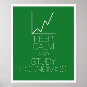 Keep Calm and Study Economics Poster