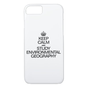 KEEP CALM AND STUDY ENVIRONMENTAL GEOGRAPHY Case-Mate iPhone CASE