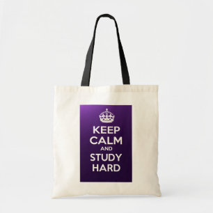 Keep Calm and Study Hard Tote Bag