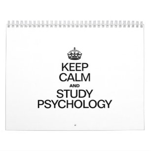 KEEP CALM AND STUDY PSYCHOLOGY CALENDAR