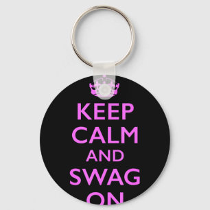 Keep calm and swag on Keep calm and swag on Key Ring