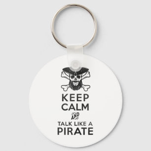 Keep Calm And Talk Like A Pirate Clic Fit _1 Key Ring