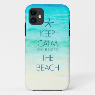 Keep Calm and Think of the Beach Photo Case