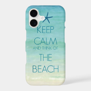 KEEP CALM AND THINK OF THE BEACH PHOTO DESIGN