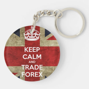 Keep Calm And Trade Forex key fob