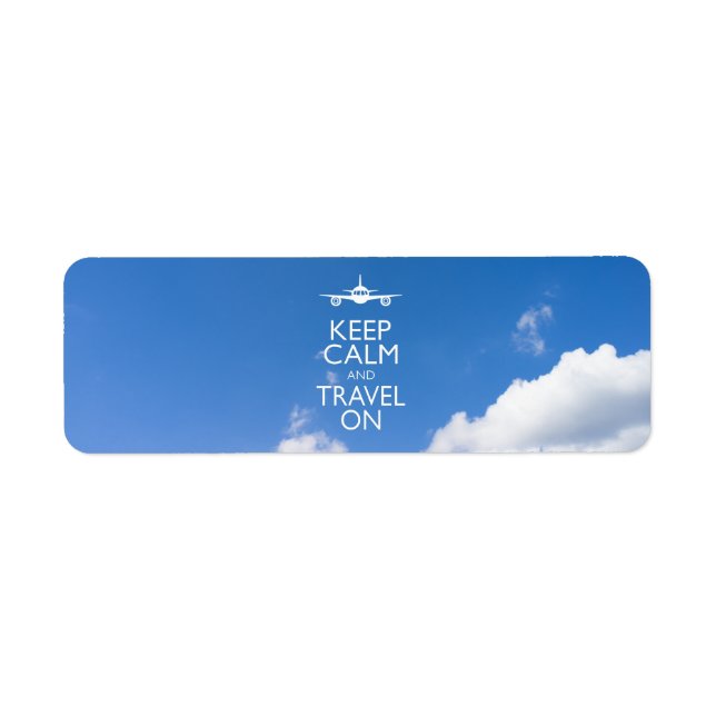 KEEP CALM AND TRAVEL ON (Front)
