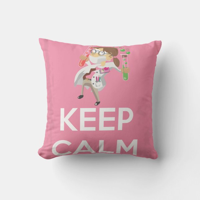 Keep Calm and Trust Science Cushion (Front)