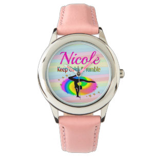 KEEP CALM AND TUMBLE GYMNASTICS DESIGN WATCH