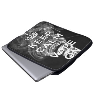 Keep Calm And Vape On Laptop Sleeve