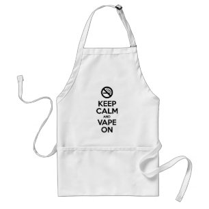 Keep Calm and Vape On ~ Self Motivational Standard Apron