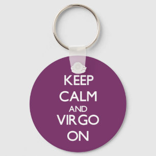 Keep Calm and Virgo on Key Ring
