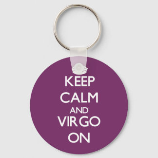 Keep Calm and Virgo on Key Ring