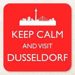 Keep Calm and Visit Dusseldorf - Germany Coaster
