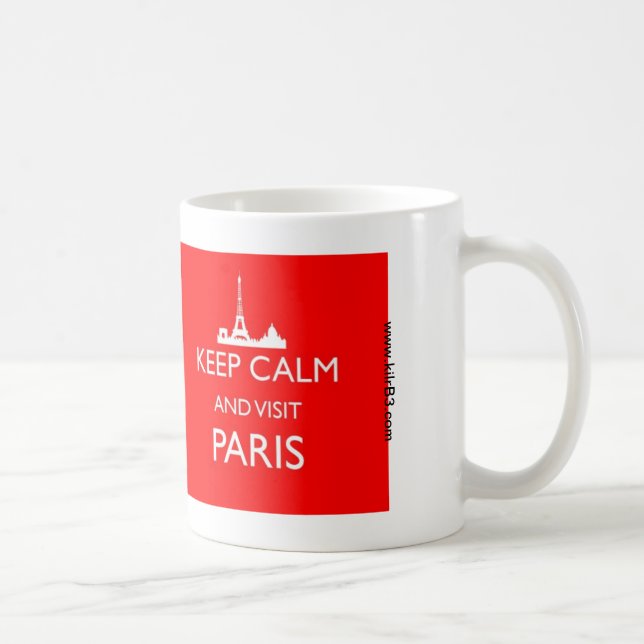 Keep Calm and Visit Paris Mug (Right)