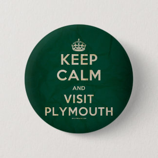 'Keep Calm and Visit Plymouth' Badge