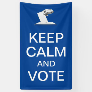 Keep Calm and Vote 2026 Banner