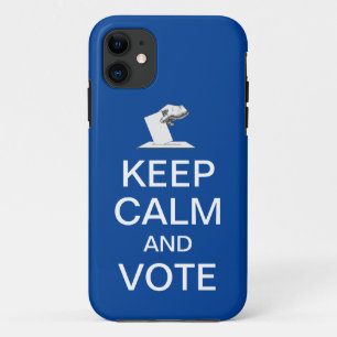 Keep Calm and Vote 2026 iPhone 11 Case