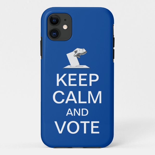 Keep Calm and Vote 2026 Case-Mate iPhone Case (Back)