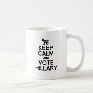 KEEP CALM AND VOTE HILLARY.png Coffee Mug