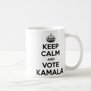 Keep Calm And Vote Kamala 2024 Pro Harris Wheimer  Coffee Mug