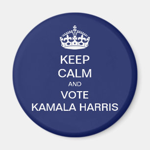 Keep calm and vote Kamala Harris Magnet
