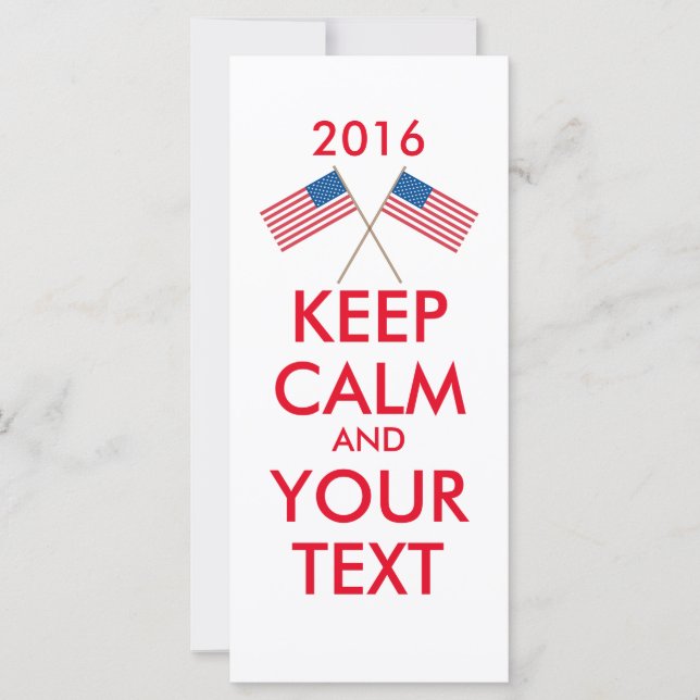 Keep calm and vote on (Front)