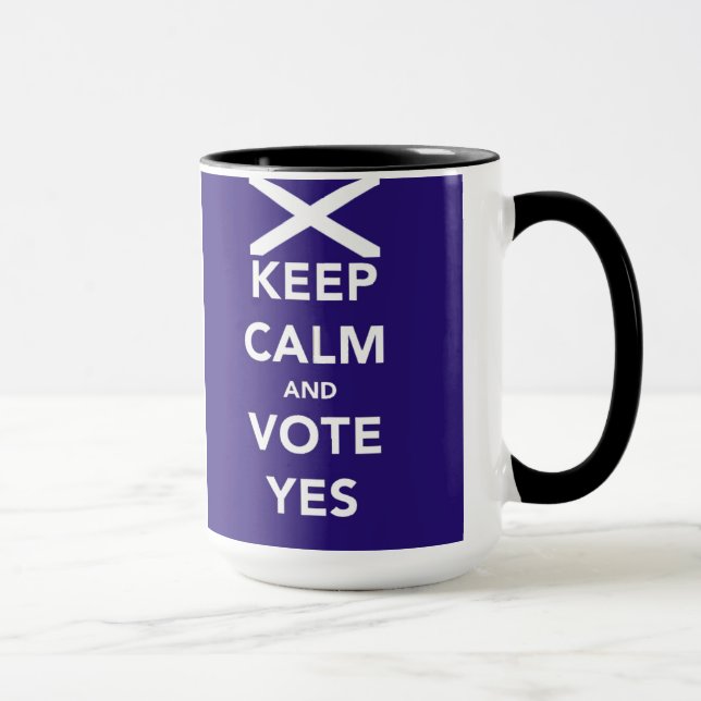 Keep calm and vote Yes Mug (Right)